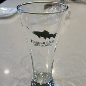 Flathed valley Mt Pilsner glass.